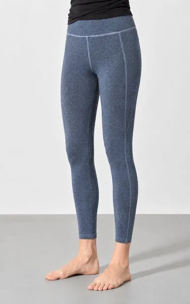 HempAge HempAge Yoga Leggins Jersey Hanf/Biobaumwolle, Blueberry (blau), – Produktbild 2 von 4