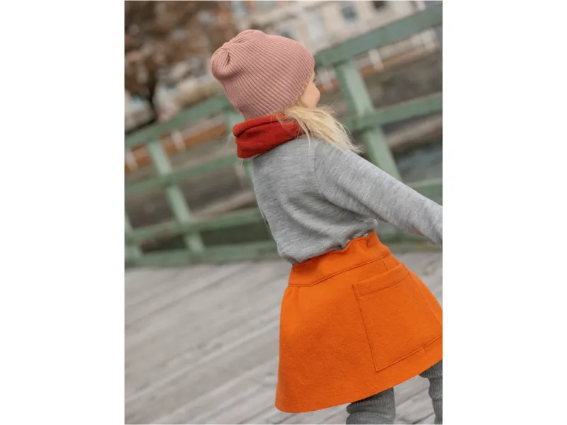 Disana Disana Kinder Mütze Bio-Merinowolle Strick Qualität rosé Gr. 3, Rosa, – Produktbild 2 von 2