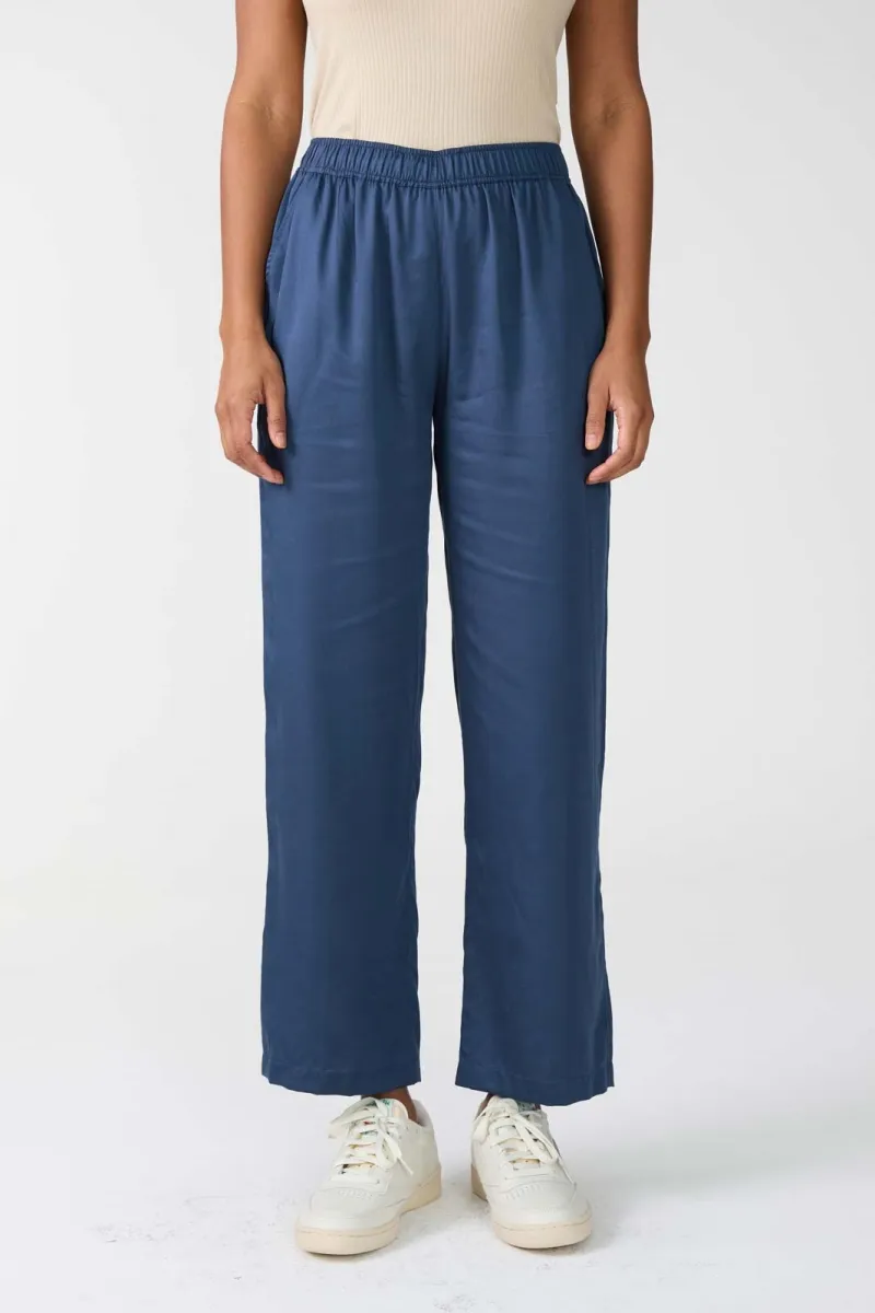 Yahmo Yahmo Damen vegan Hose Hilde Blue, Dunkelblau, – Produktbild 2 von 2