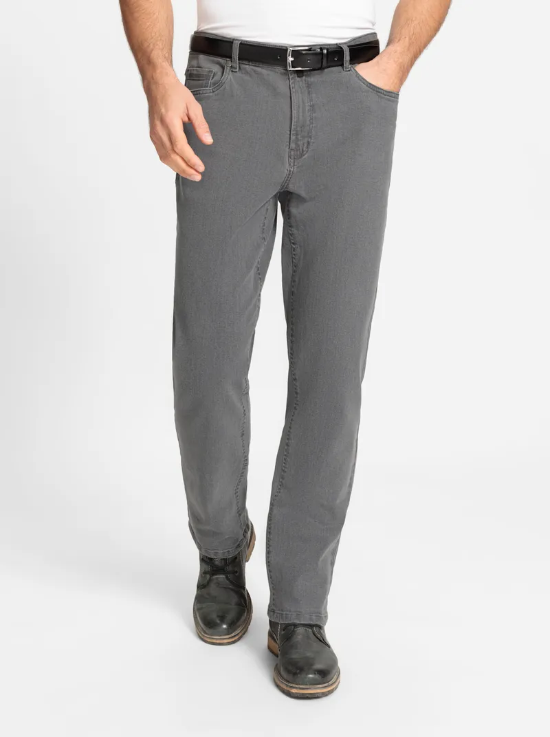 marco donati 5-Pocket-Jeans grey-denim, Grey-denim, – Produktbild 1 von 3