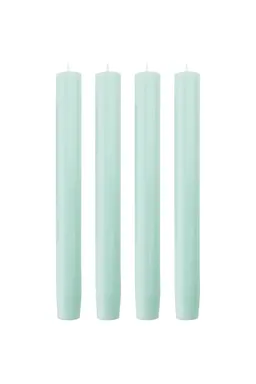Tranquillo Handgearbeitete Stabkerzen GLUMI ocean 4er-Set, 20 cm - türkis – Produktbild 1 von 1
