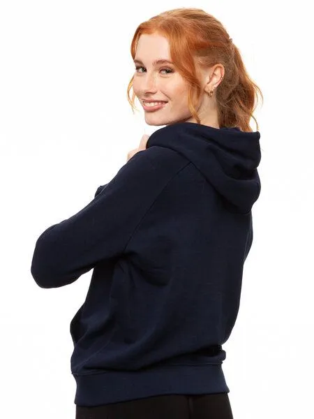 FellHerz FellHerz Damen Hoodie Kapuzenpullover, Dunkelblau, – Produktbild 4 von 4