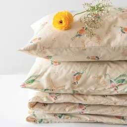 Lesen - Design-Bettwäsche Lesen - Design-Bettwäsche Nachhaltiges Bettwäsche-Set aus 100% Popeline - Stieglitz – Produktbild 1 von 1