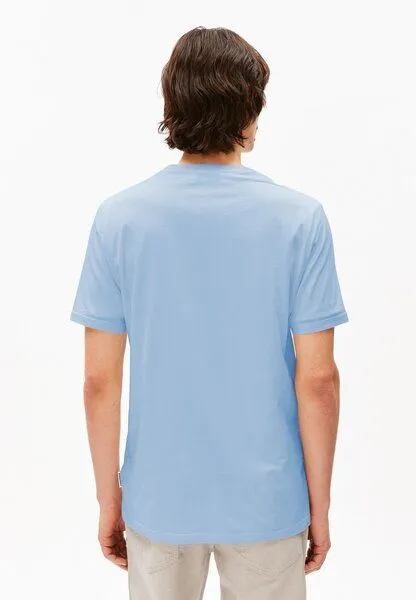ARMEDANGELS ARMEDANGELS JAAMES Herren T-Shirt aus Bio-Baumwolle, Wedgwood, – Produktbild 3 von 5