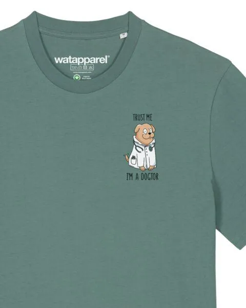 watapparel watapparel T-Shirt Unisex Dogtor, Green bay, – Produktbild 3 von 3