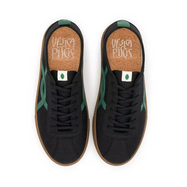 Vesica Piscis Footwear Vesica Piscis Footwear KAFKA BLACK SNEAKER OF RECYCLED COTTON, Braun, – Produktbild 3 von 3