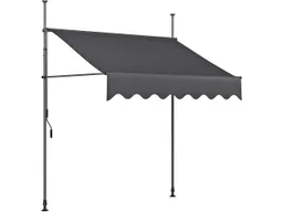 Klemmmarkise, Gestell aus Aluminium, Bezug Polyester B 300 x H 300 cm – Produktbild 1 von 1