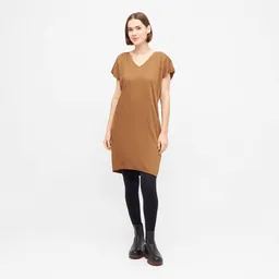 WiDDA berlin WiDDA berlin Kleid CARO aus Viskose in Curry – Produktbild 1 von 1