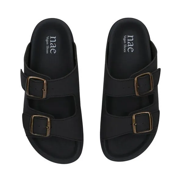 Nae Vegan Shoes Nae Vegan Shoes NAE | Darku Vegane Sandalen, Schwarz, – Produktbild 3 von 4