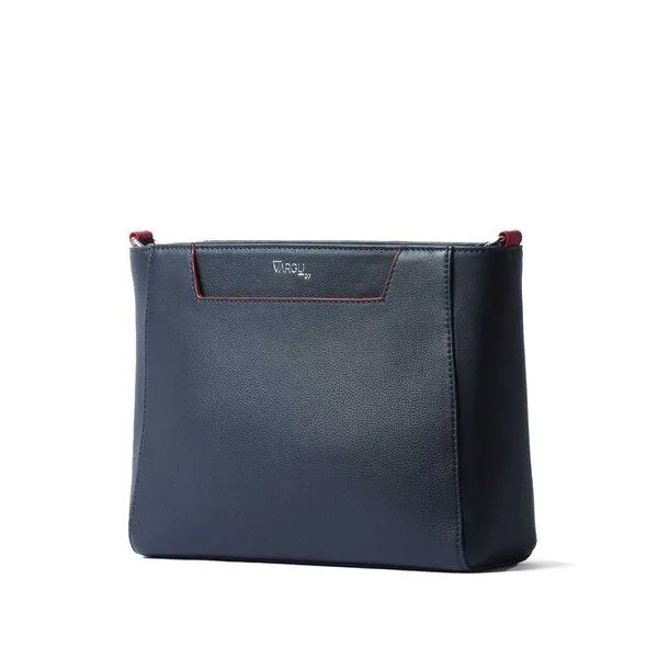 Vargu Vargu Leder-Umhängetasche Sandrin 1, Navy, – Produktbild 2 von 4