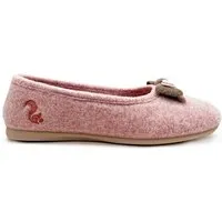 thies Veganer Hausschuh "thies ® Eco Bow Ballerina" aus recycelten PES, fair produziert, Rose (rosa), – Produktbild 1 von 1