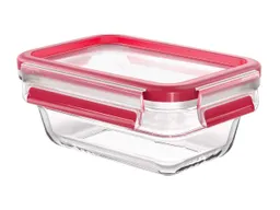 EMSA EMSA Frischhaltedose 'Clip und Close' aus Glas, rechteckig, 0,45 l – Produktbild 1 von 1