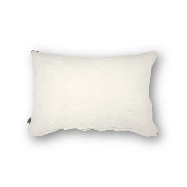 Hutch&Putch Hutch&Putch Musselin Kopfkissenbezug 100% Bio-Baumwolle, Off-white, – Produktbild 1 von 4