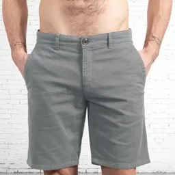 The Driftwood Tales The Driftwood Tales Herren vegan Kurze Chinos Grau – Produktbild 1 von 1
