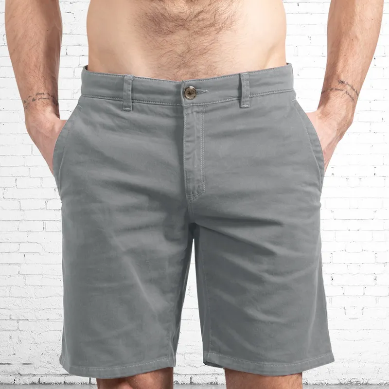 The Driftwood Tales The Driftwood Tales Herren vegan Kurze Chinos Grau, Grau, – Produktbild 1 von 2