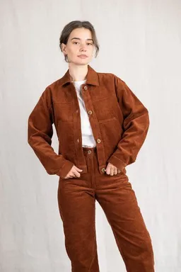 Jyoti - Fair Works Jyoti - Fair Works Baumwollcord Jacke Nariyal – Produktbild 1 von 1