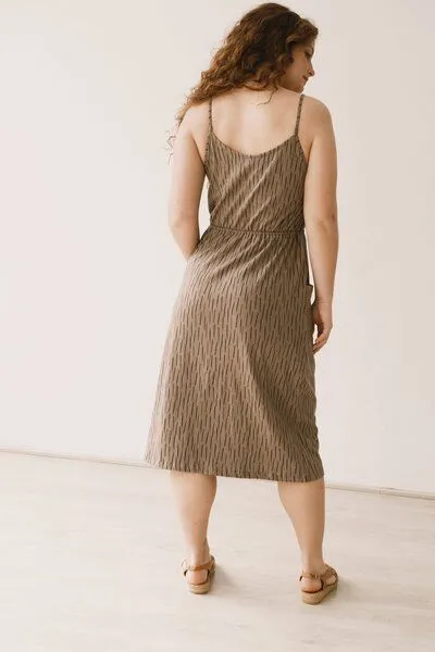 TIRALAHILACHA TIRALAHILACHA Hiara Midi Dress, Braun, – Produktbild 2 von 4