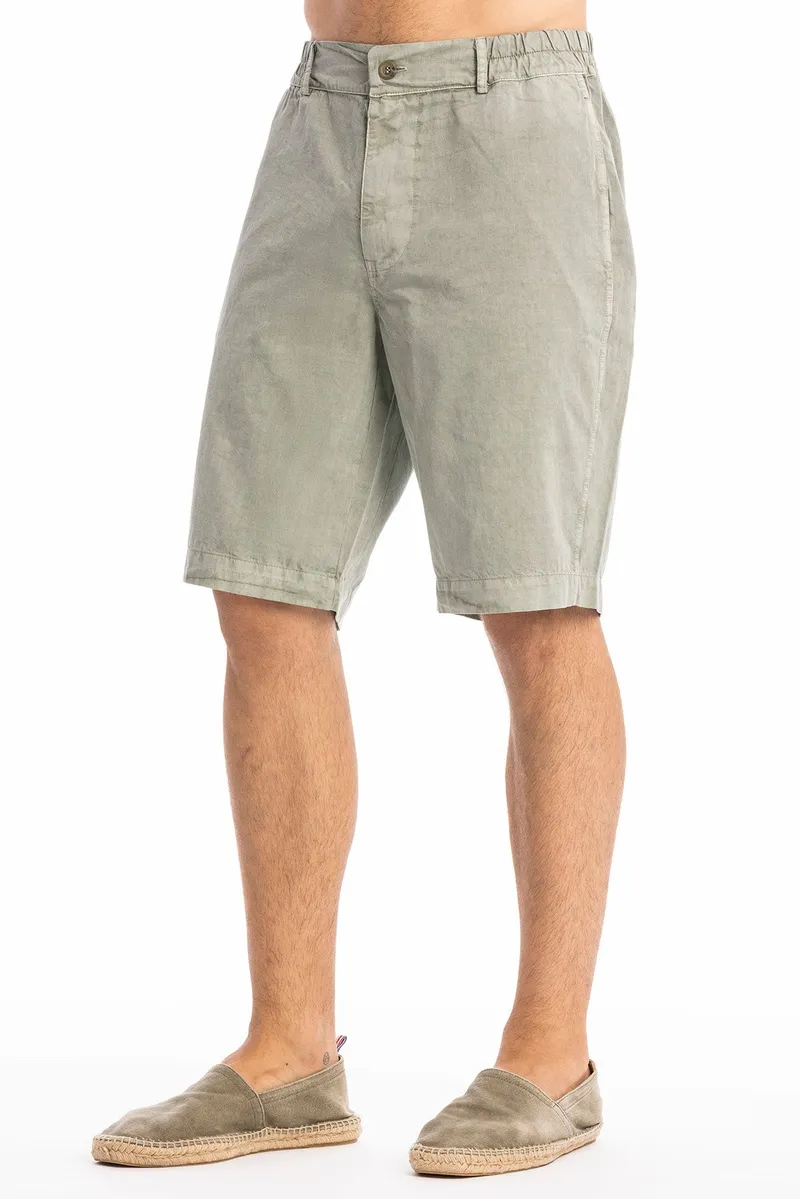 RAVENS VIEW IBIZA RAVENS VIEW IBIZA Herren vegan Shorts Mike Dust Olive, Olivgrün, – Produktbild 1 von 2