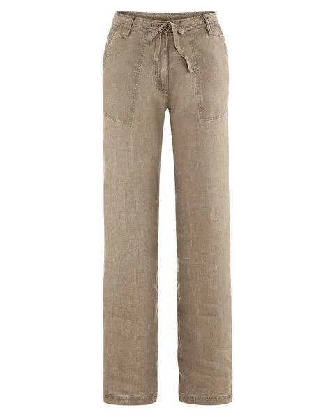 HempAge HempAge Damen Sommerhose 100% Hanf, Grit (braun), – Produktbild 3 von 4