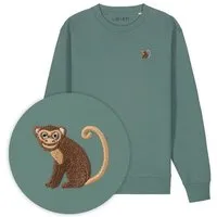 LIGARTI Bestickter Pullover – Albert der Affe – LIGARTI Tiermanufaktur – Produktbild 1 von 1