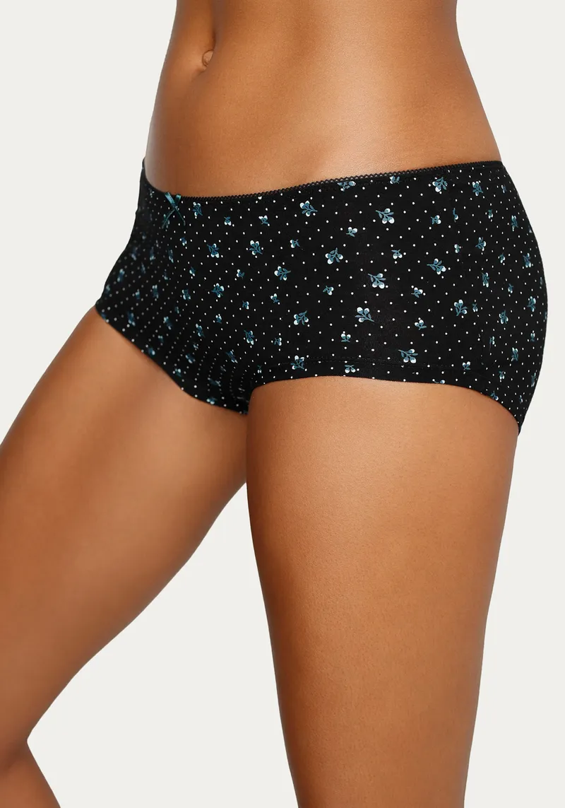 petite fleur by Lascana Hipster schwarz, petrol, Schwarz, petrol, – Produktbild 1 von 3