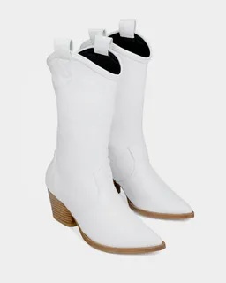 BOHEMA BOHEMA Damen vegan Stiefel Nopal Weiß – Produktbild 1 von 1