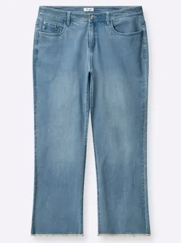 sheego Bootcut-Jeans blue-bleached – Produktbild 1 von 1
