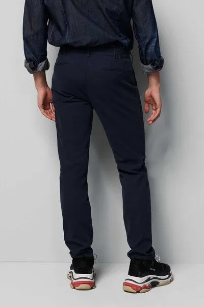 M 5 BY MEYER M 5 BY MEYER Micro Fantasy Chino, Blau (marine), – Produktbild 4 von 5