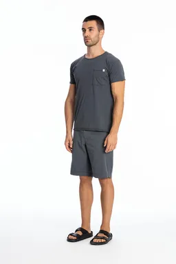 RAVENS VIEW IBIZA RAVENS VIEW IBIZA Herren vegan T-Shirt Rundhalsausschnitt Wild Pocket Lava Blau – Produktbild 1 von 1