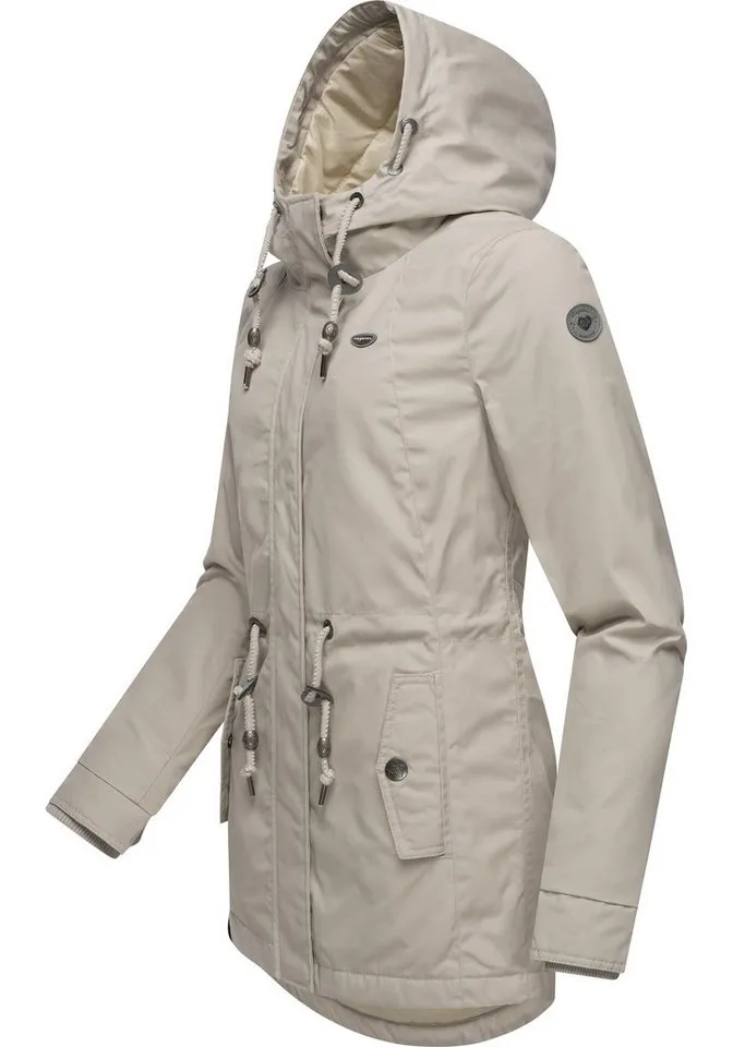 ragwear ragwear Winterjacke Monadis Black Label stylischer Winterparka für die kalte Jahreszeit, Grau, – Produktbild 3 von 5