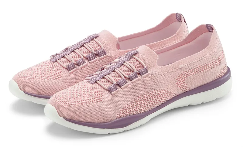 Lascana Sneaker, Rosé/lila, – Produktbild 3 von 3