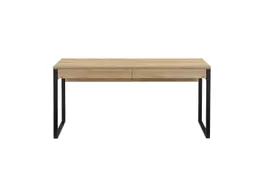 OTTO home Schreibtisch Moid, Computertisch im modernen Design, Breite 120/140/160 cm, mit Metallbeinen & Schublade – Produktbild 1 von 1