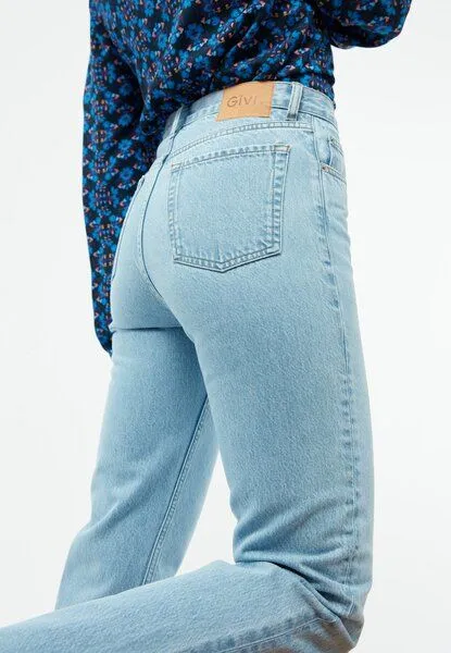 Givn Berlin Givn Berlin Jeans GBCHARLOTTE straight Fit aus Bio-Baumwolle, Light blue, – Produktbild 4 von 4