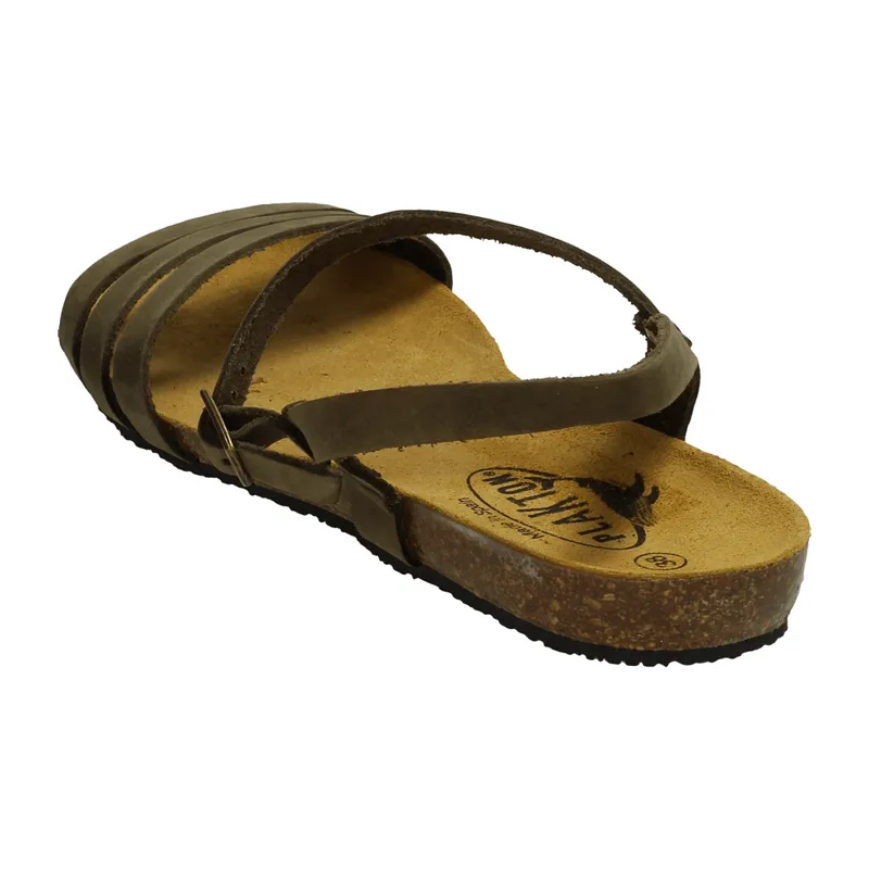 Plakton Plakton Bequeme Sandalen für Damen, Grün, – Produktbild 3 von 7