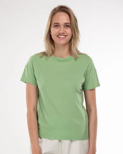 Alma & Lovis Alma & Lovis Lässiges T-Shirt im Loose Fit | Short Sleeve, Green (grün), – Produktbild 1 von 4