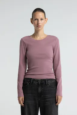 Kings Of Indigo Kings of Indigo Damen vegan Langarmshirt Daigo Mauve – Produktbild 1 von 1