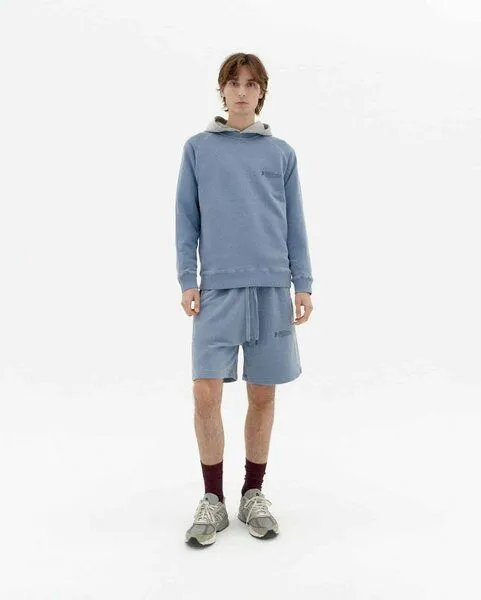 thinking mu thinking mu FTP - Unisex Shorts aus Bio-Baumwolle, Indigofera, – Produktbild 3 von 3