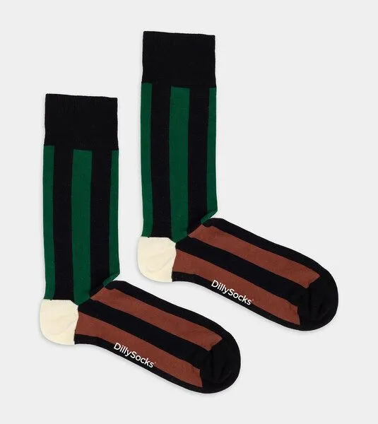 DillySocks DillySocks Socken Urban Stripes aus Biobaumwoll-Mix, Mehrfarbig, – Produktbild 1 von 2