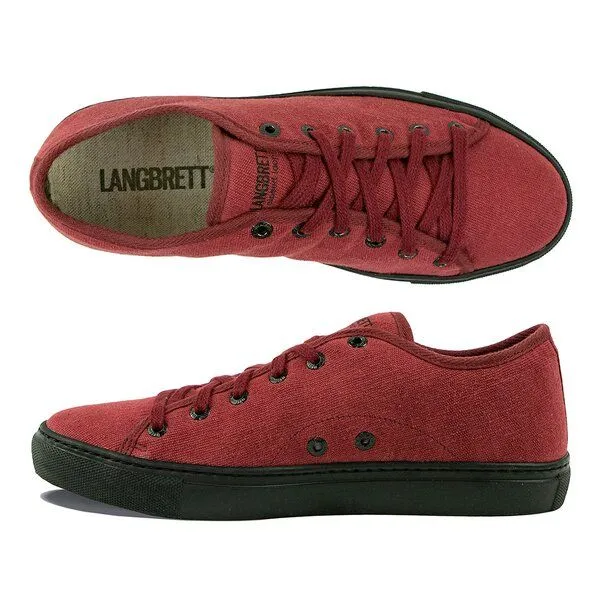 LANGBRETT LANGBRETT SUM sneaker, Bordeaux (rot), – Produktbild 4 von 4