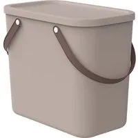 rotho rotho Aufbewahrungsbox "ALBULA" mit Henkel, 25 l, cappuccino – Produktbild 1 von 1