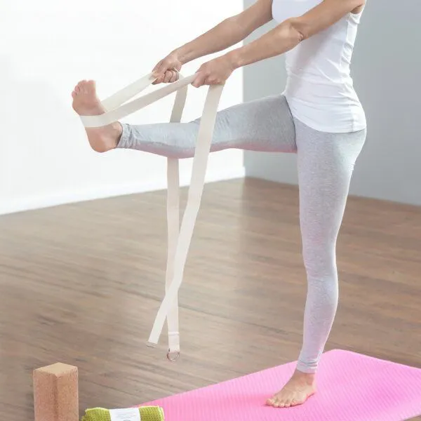 Lotus Design® Yogagurt BAUMWOLLE Lotus Design®, Bordeaux, – Produktbild 4 von 4