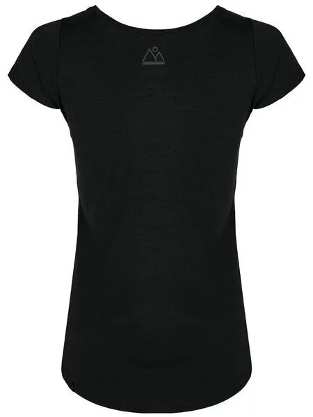nice to meet me nice to meet me Essential T TENCEL, Deep black, – Produktbild 2 von 3