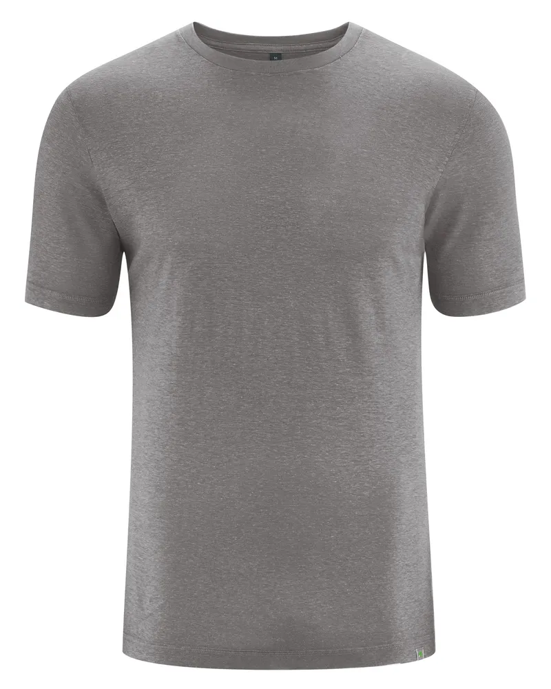 HempAge Hempage Herren vegan T-Shirt Slim Fit Taupe, Beige, – Produktbild 1 von 2
