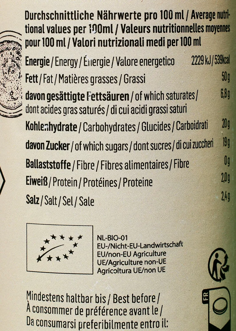 KoRo Bio Sesam Soße 6 x 250 ml – Produktbild 4 von 5