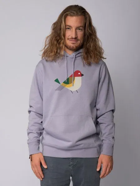 watapparel watapparel Hoodie Unisex Vogel, Lavender, – Produktbild 1 von 4