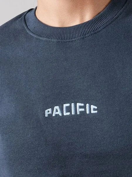 FANTASTIC REALITY STUDIOS Fantastic Reality Studios Pacific Sweatshirt – Bio-Baumwolle, Unisex, Blau, – Produktbild 4 von 4