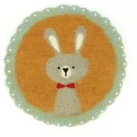 GLOBO Fair Trade GLOBO Fair Trade Sitzkissen /Tischset HASE aus Wollfilz – Produktbild 1 von 1