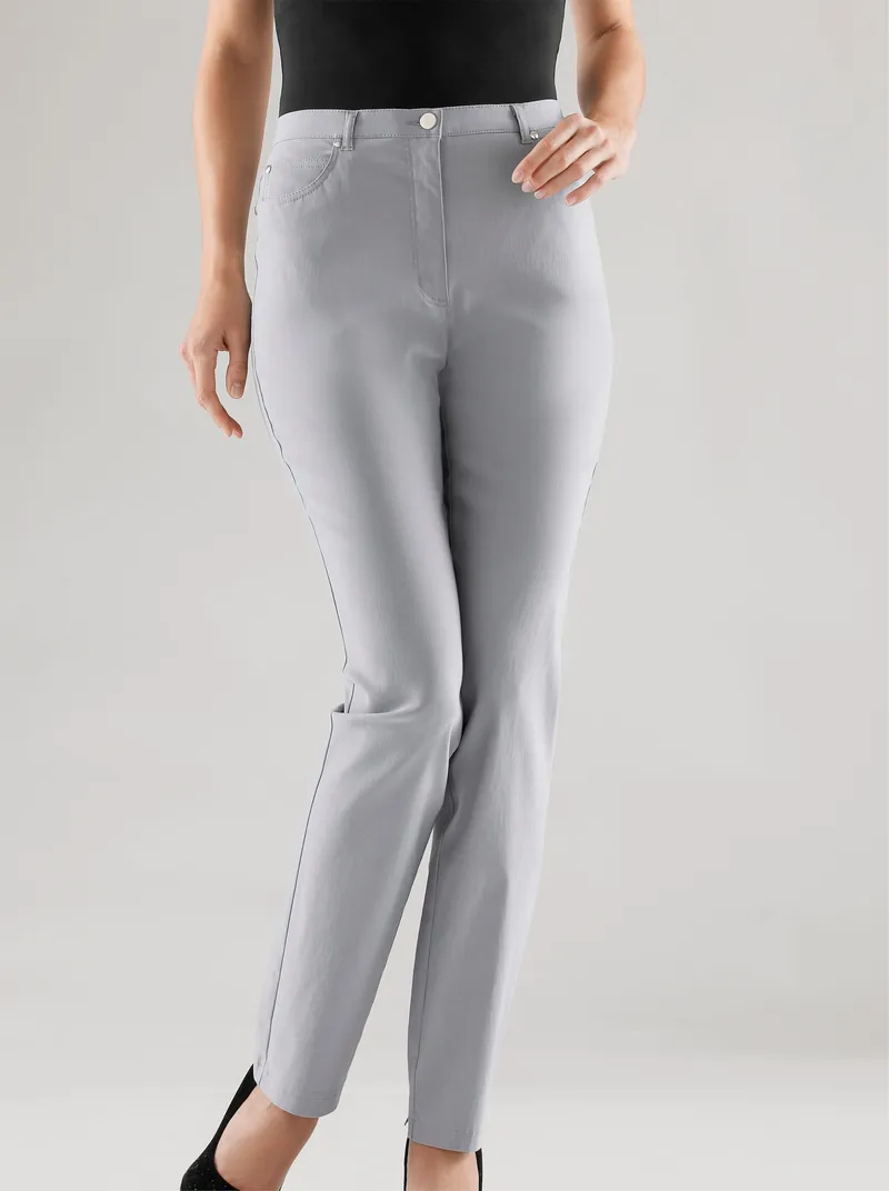 Stehmann Comfort line 5-Pocket-Hose, Silbergrau, – Produktbild 2 von 3