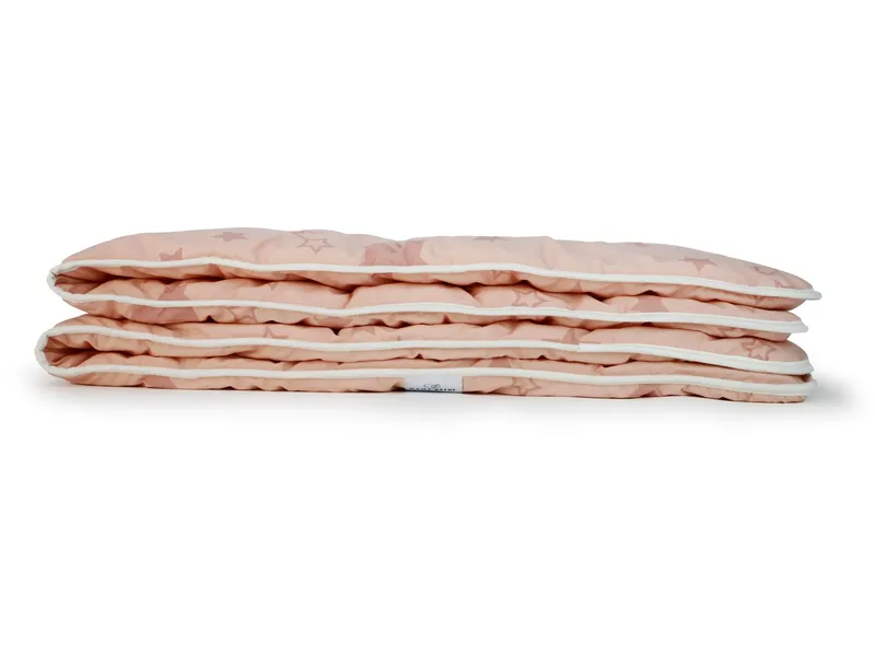 HANS NATUR HANS NATUR Krabbeldecke Stern Maße 100 x 135 cm, Rosa, mehrfarbig, – Produktbild 2 von 2