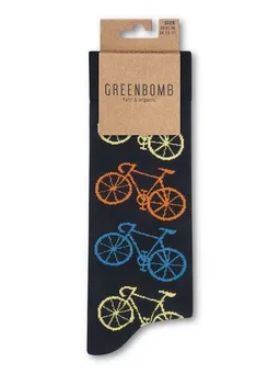 GreenBomb GREENBOMB Bike Big 5 Socks - Lässige Socken aus Bio-Baumwoll Mix / hochwertiger Print / Fair & Vegan – Produktbild 1 von 1